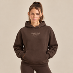 Brown Hustle & Heal Run Club Hoodie