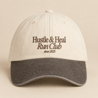 Brown & Cream Contrast Peak Vintage Cap