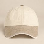 Sand & Cream Contrast Peak Vintage Cap