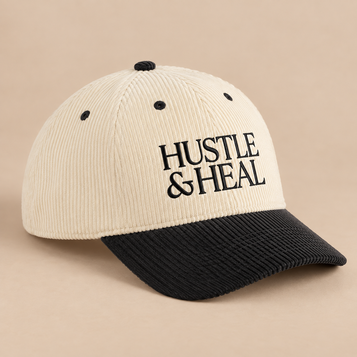 Contrast Peak Corduroy Cap