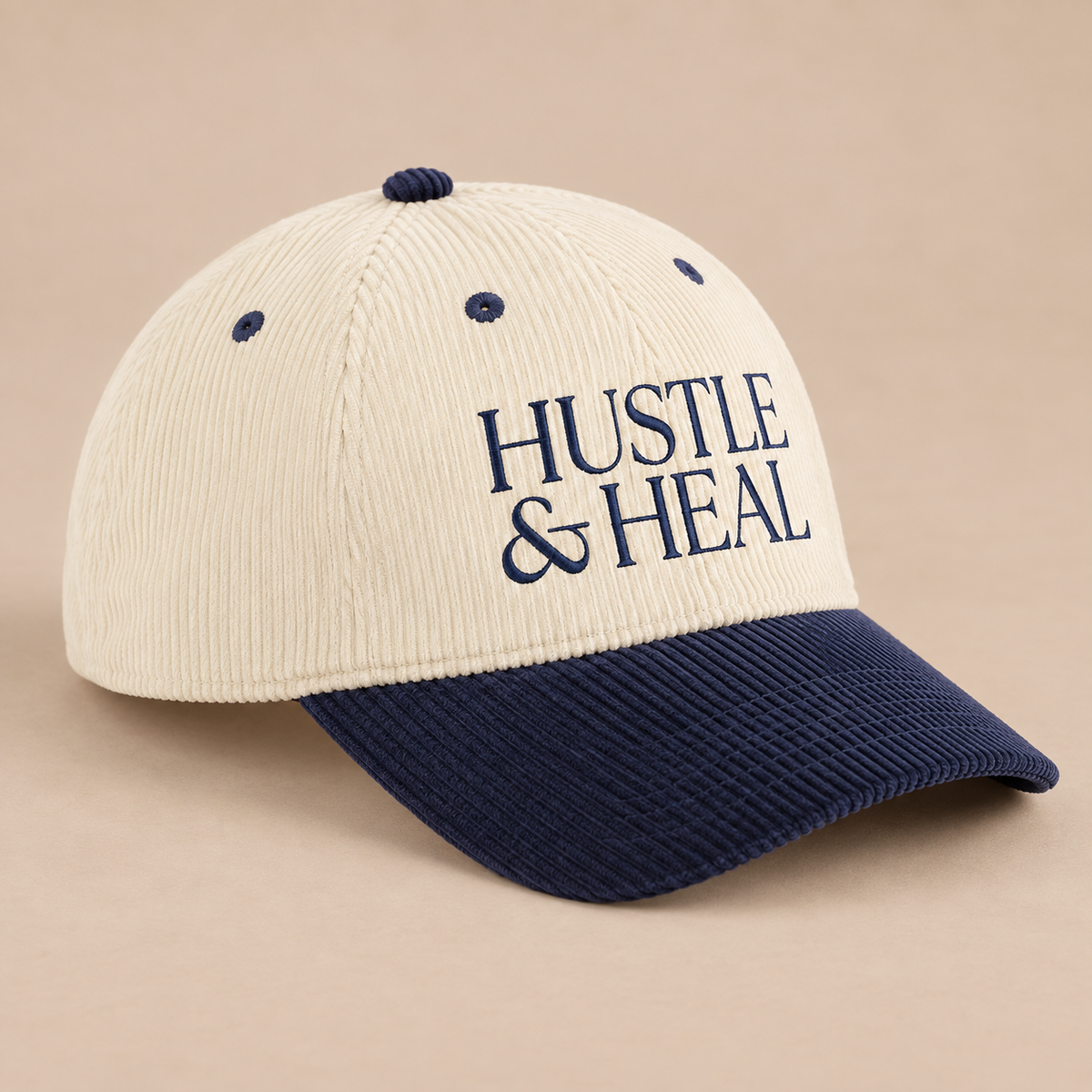 Contrast Peak Corduroy Cap