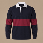 Navy and Burgundy Rugby shirt