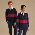 Navy and Burgundy Rugby shirt